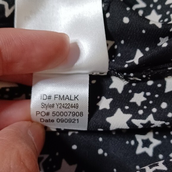 DKNY Star-Print Tie-Waist Robe sz small - Picture 11 of 12